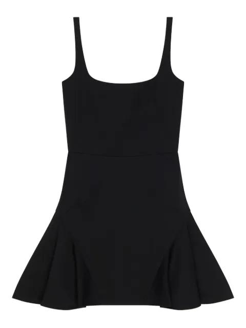 square-neck fluted mini day dress by GIVENCHY
