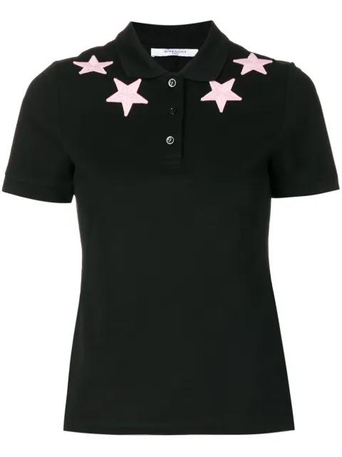 star appliqué polo shirt by GIVENCHY
