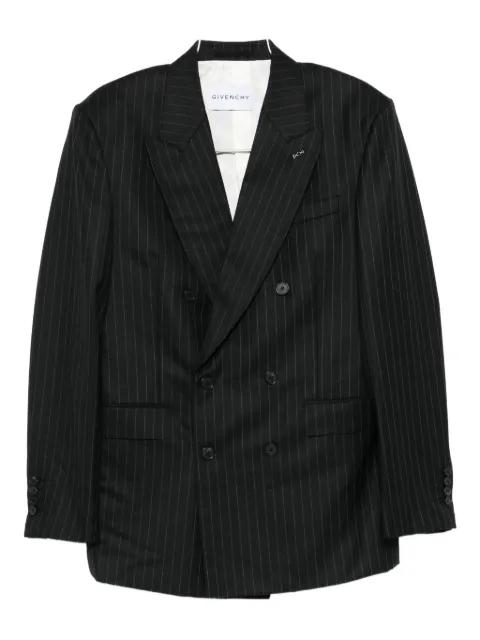 stripe-pattern double-breasted blazer by GIVENCHY