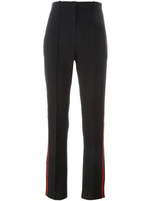 striped-applique trousers by GIVENCHY