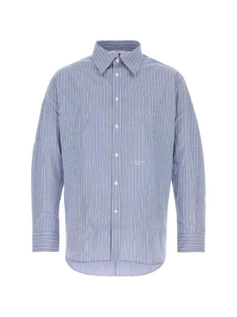 striped embroidered-logo shirt by GIVENCHY
