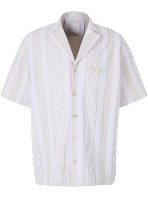 striped textured shirt by GIVENCHY