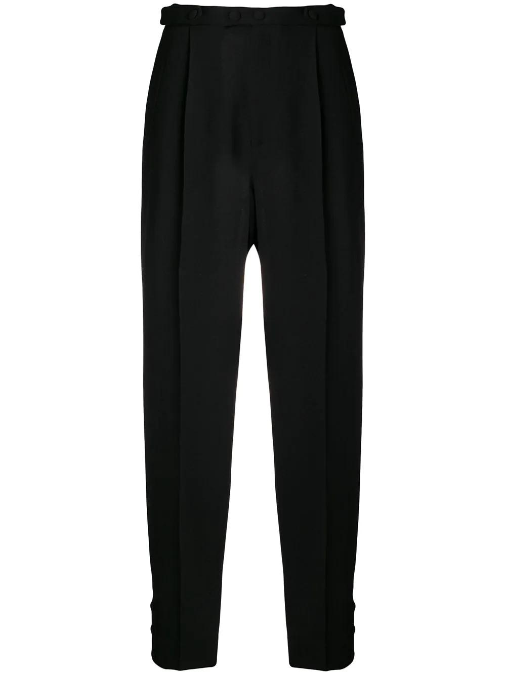 tailored button detailed trousers by GIVENCHY