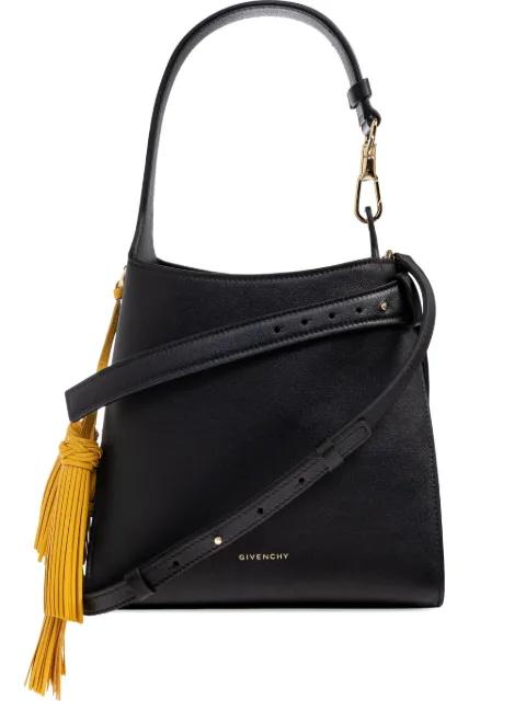 tassel-embellished leather tote bag by GIVENCHY