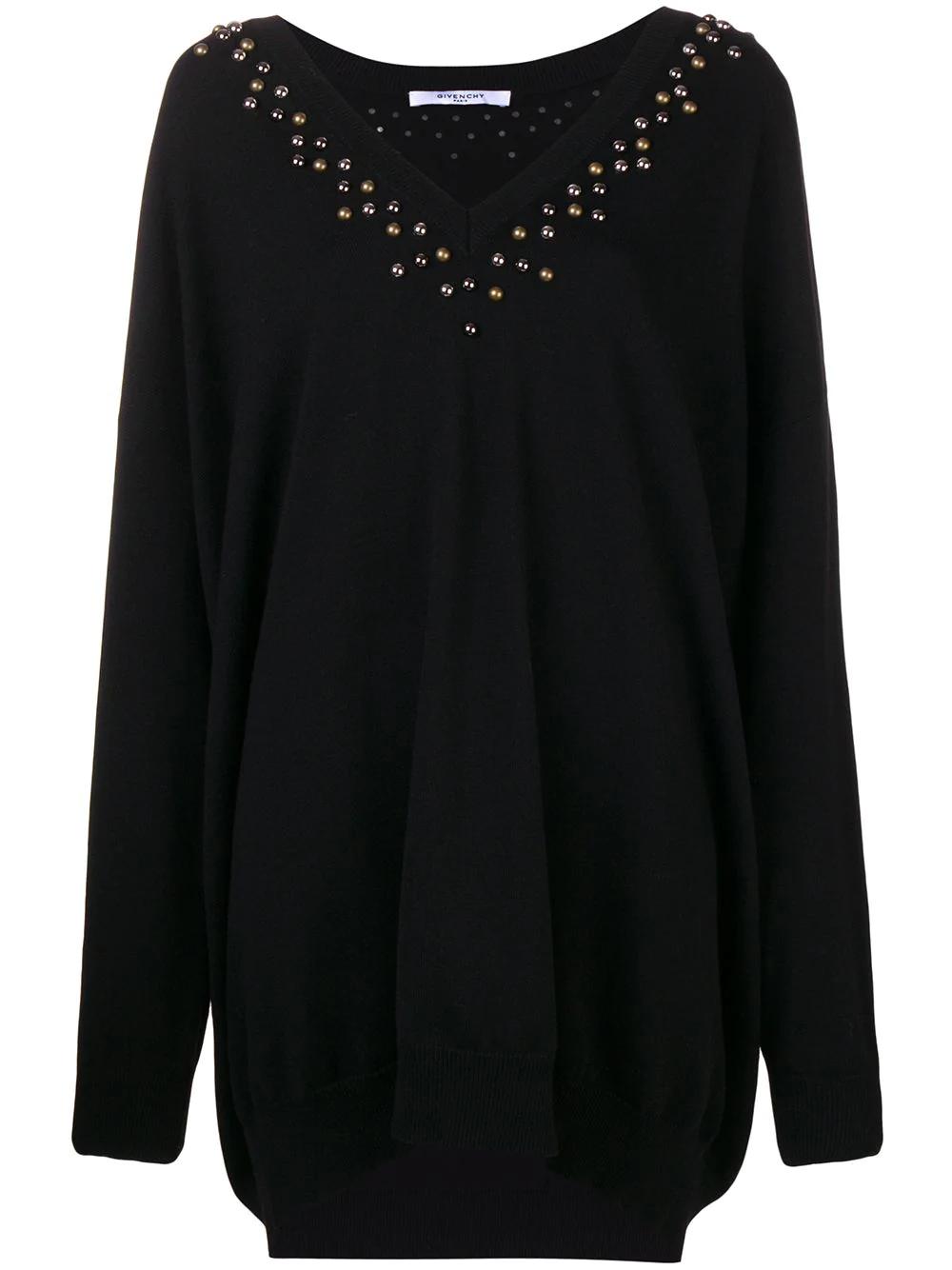 v-neck long-sleeve sweater by GIVENCHY