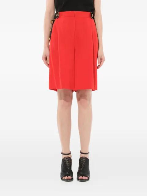 velvet-trim button-detail shorts by GIVENCHY
