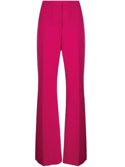 wool-blend flared trousers by GIVENCHY