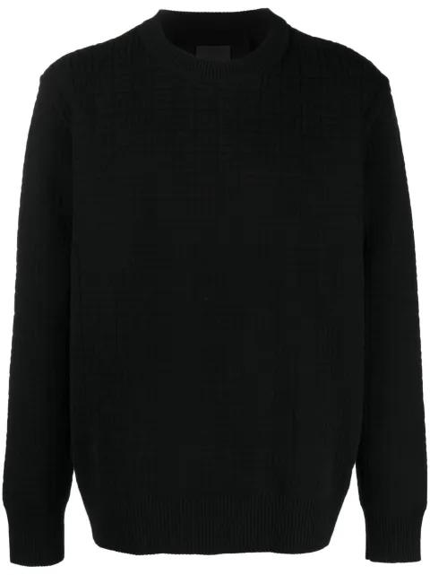wool-blend jacquard sweatshirt by GIVENCHY