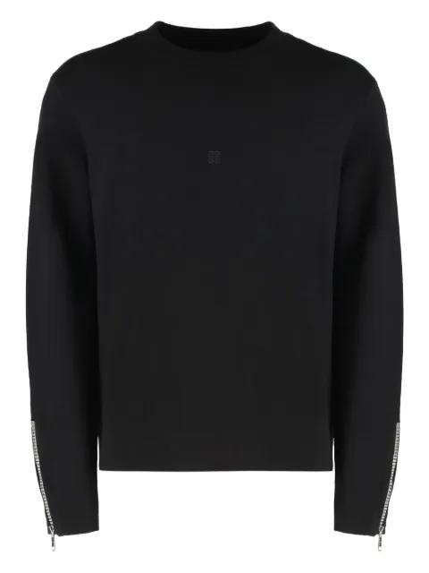 zip-cuff wool sweater by GIVENCHY