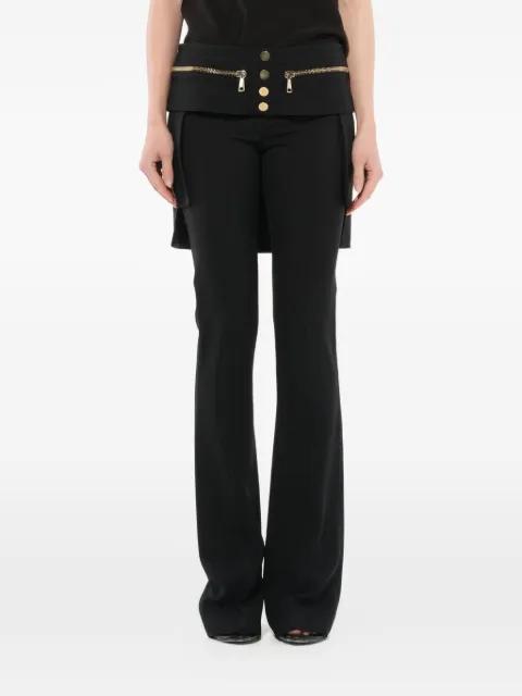 zip-detail buttonet trousers by GIVENCHY