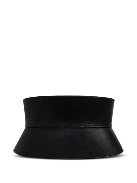 zip-fastening leather belt by GIVENCHY