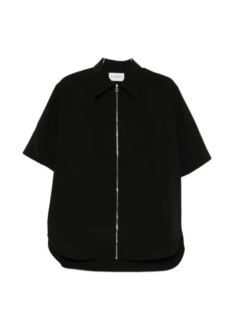 zip-up short-sleeve shirt by GIVENCHY