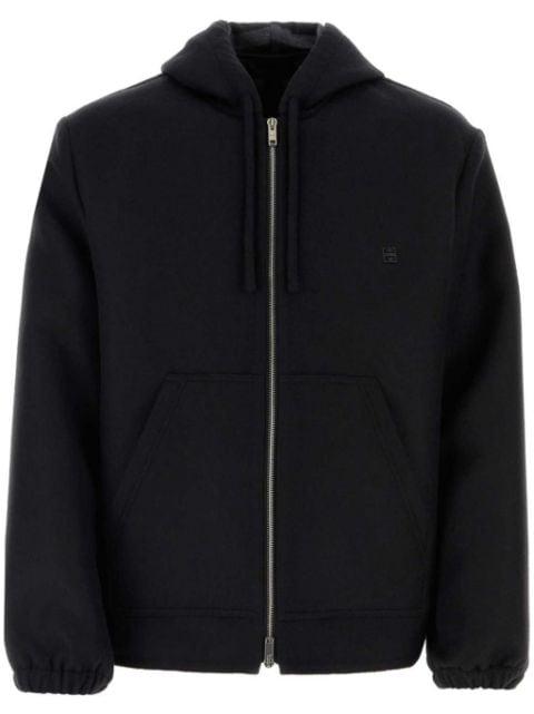 zipped drawstring sweatshirt by GIVENCHY