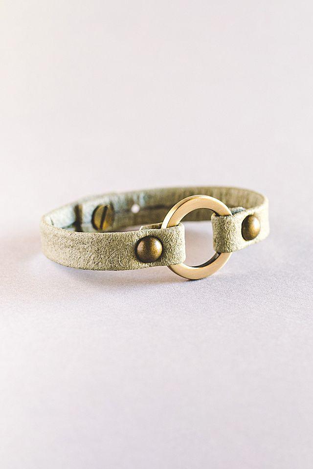 Giving Bracelets Antique Brass One Love Vegan Bracelet by GIVING BRACELETS | FREE PEOPLE