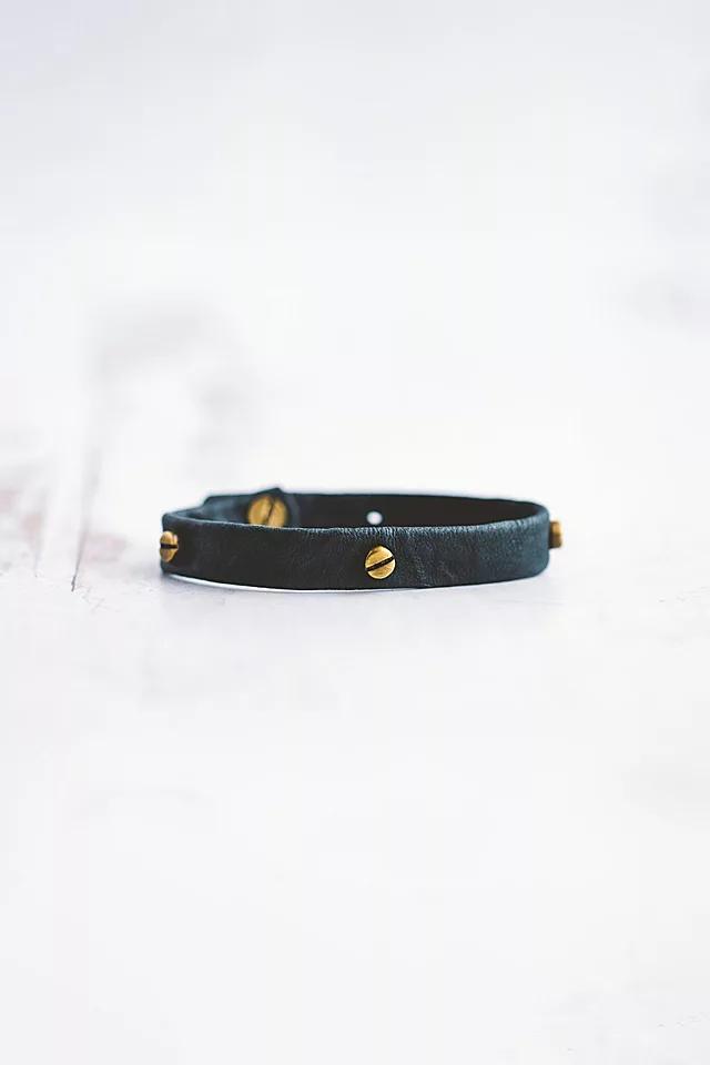 Giving Bracelets Connected Leather Bracelet by GIVING BRACELETS | FREE PEOPLE