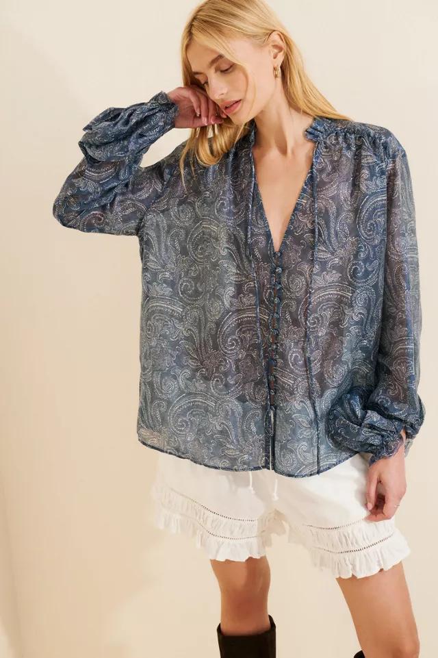 Glamorous Sheer Boho Blouse by GLAMOROUS