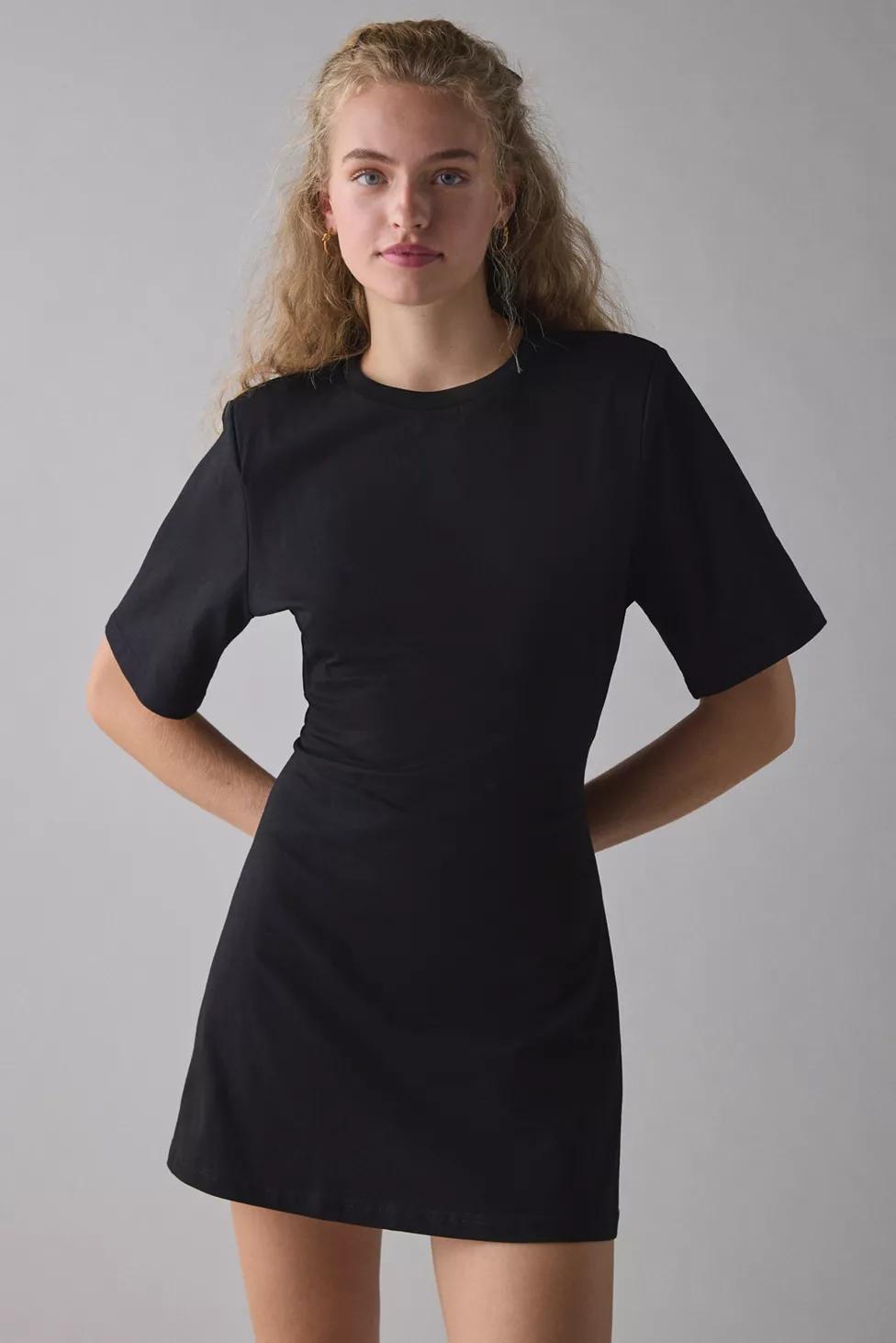 Glamorous Short Sleeve Jersey Knit Mini Dress by GLAMOROUS