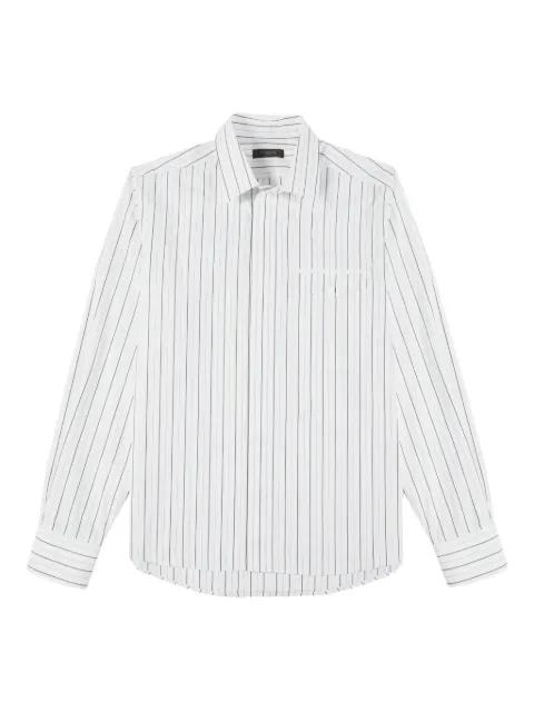 striped pocket shirt by GLANSHIRT