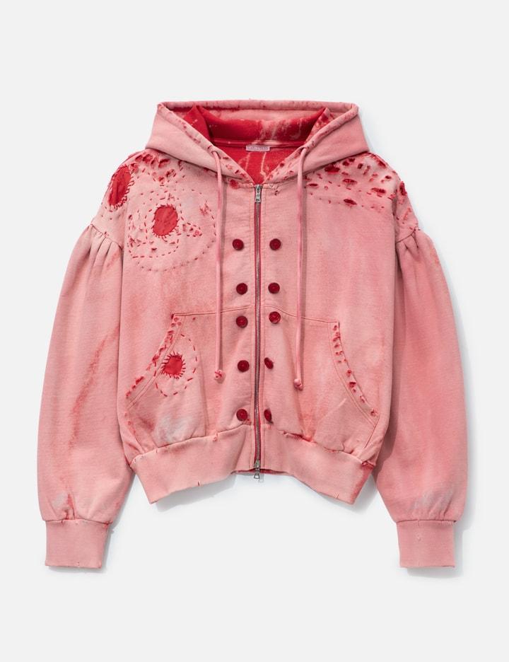 Destroyed Bloson Hoodie by GLASS CYPRESS