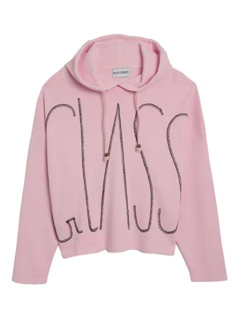 embroidered global hoodie by GLASS CYPRESS