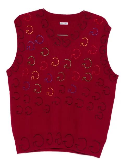 v-neck sweater by GLASS CYPRESS