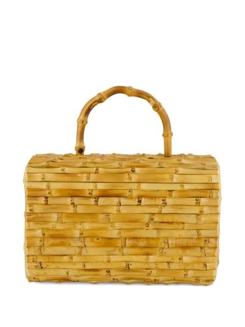 Monica bamboo tote bag by GLORINHA PARANAGUA