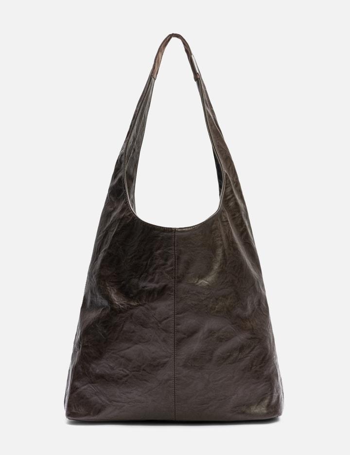 G Leather Shoulder Bag by GLOWNY