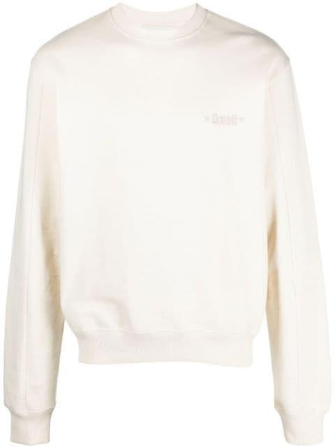 Berg logo-embroidered organic sweatshirt by GMBH