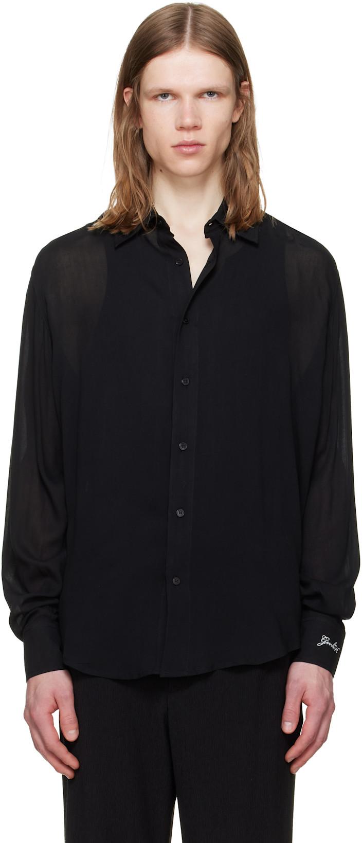 Black Diya Shirt by GMBH