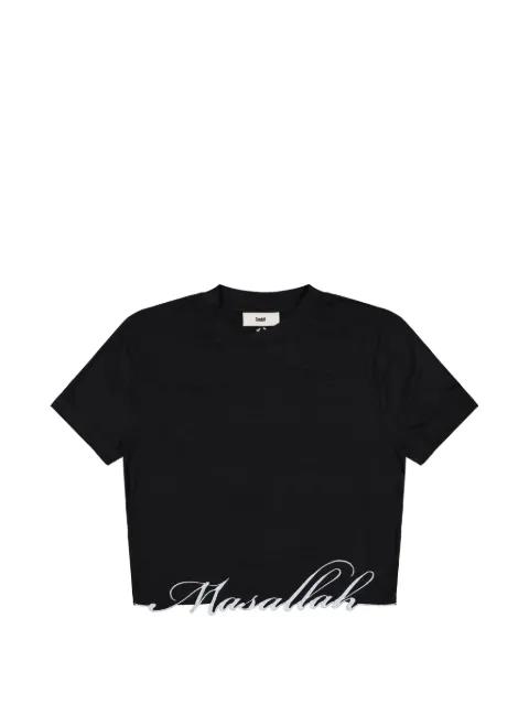 Masallah embroidered-hem T-shirt by GMBH