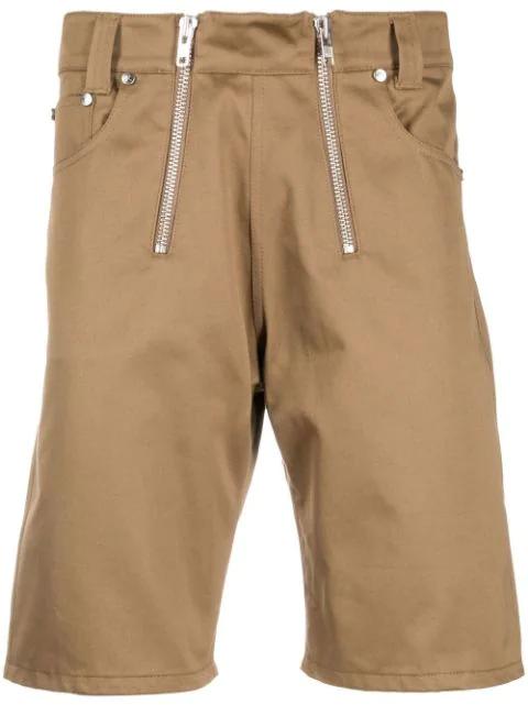 double-zip Bermuda shorts by GMBH