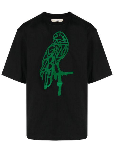 graphic-print organic cotton T-shirt by GMBH