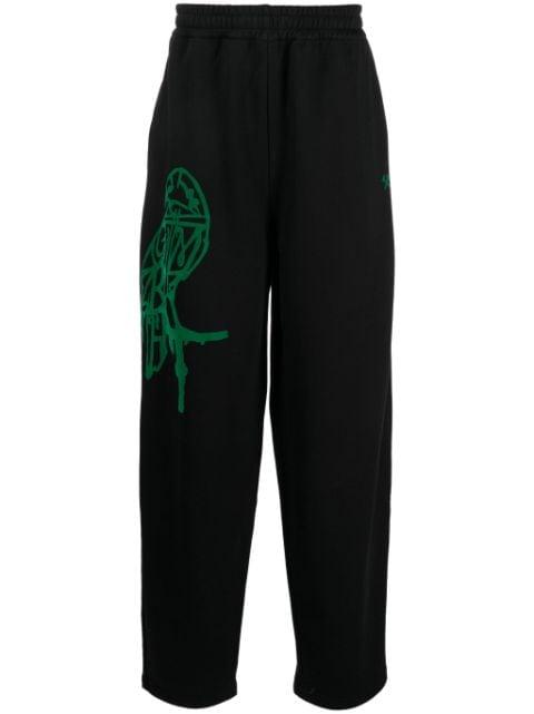 graphic-print track pants by GMBH