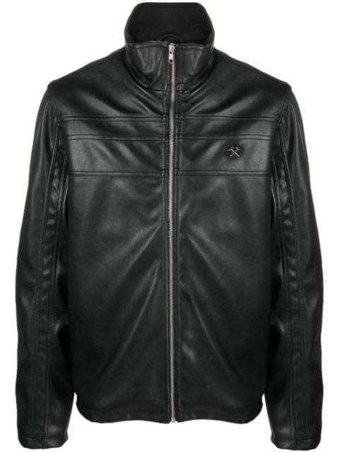 high-neck zip-up jacket by GMBH
