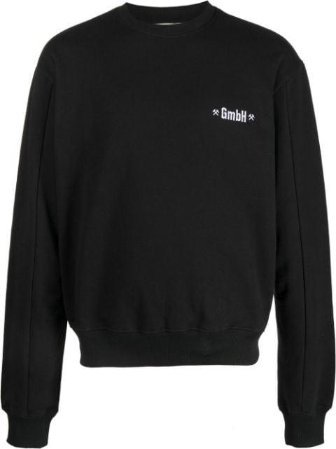 logo-embroidered crew-neck sweatshirt by GMBH