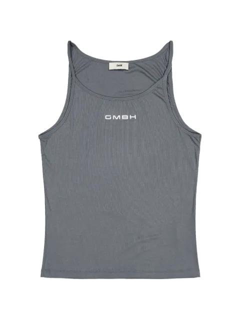 logo-print tank top by GMBH