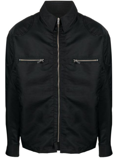 zip-up shirt jacket by GMBH