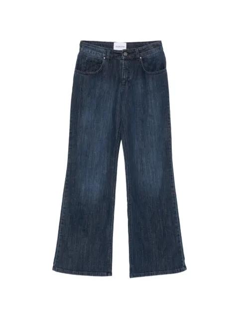 Dalia faded wide-leg jeans by GOD SAVE DENIM