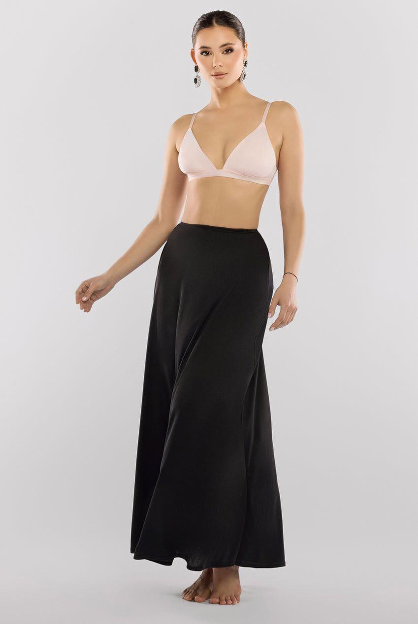 Jersey Lining Maxi Skirt by GODDIVA