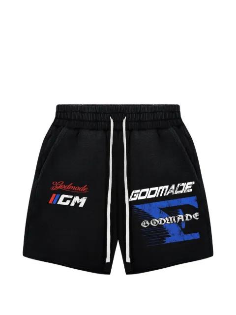 7 Speed logo-print shorts by GODMADE