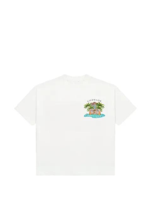 Chateau graphic-print T-shirt by GODMADE