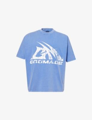 Core Graphic-Print Cotton T-Shirt by GODMADE