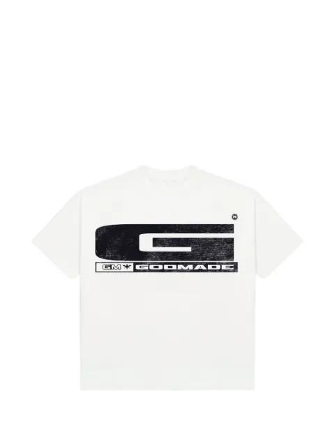 logo-print T-shirt by GODMADE
