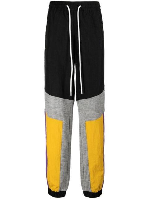 colour-block panelled track pants by GOD'S MASTERFUL CHILDREN