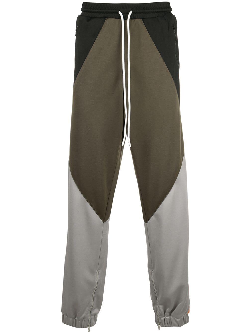 colour block track trousers by GOD'S MASTERFUL CHILDREN