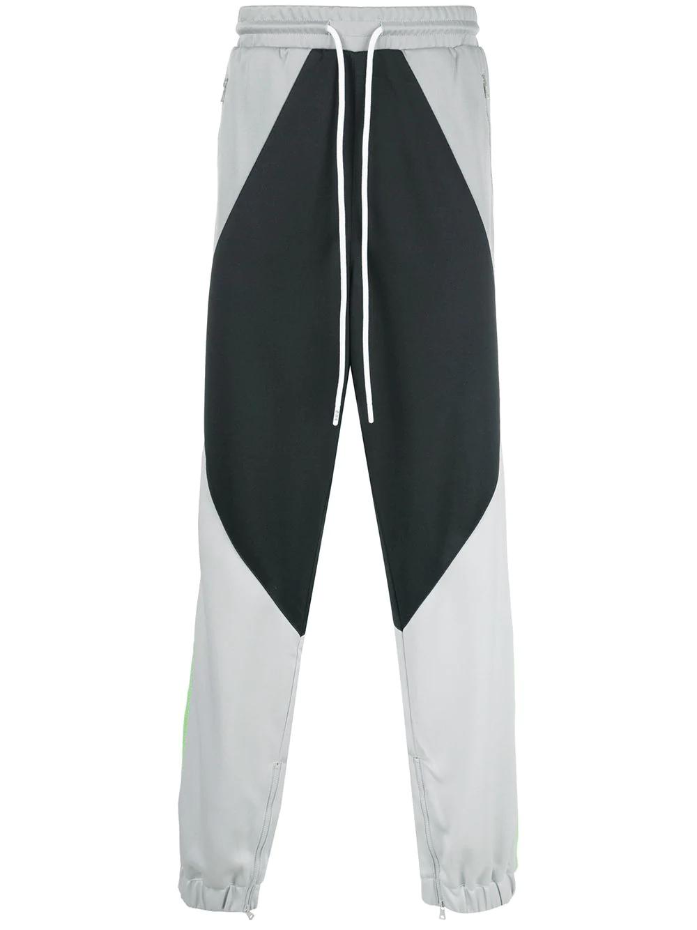 colour block track trousers by GOD'S MASTERFUL CHILDREN