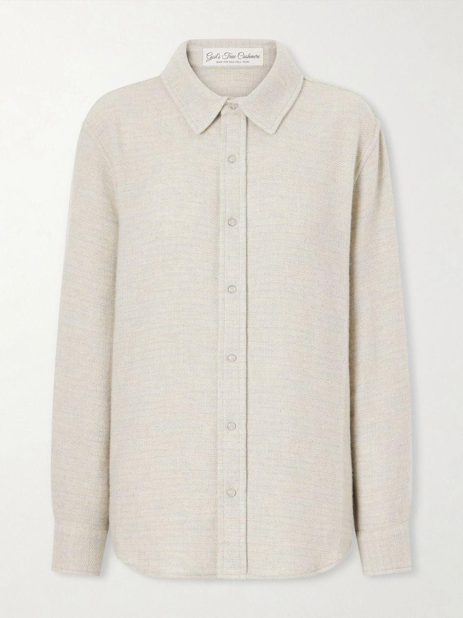 Checked cashmere shirt by GOD'S TRUE CASHMERE
