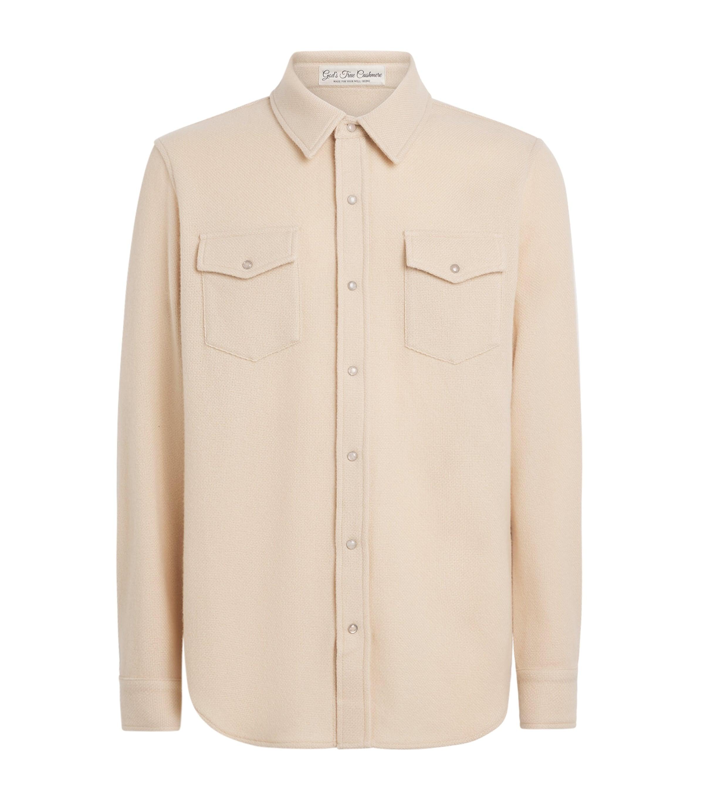 God's True Cashmere Cashmere Button-Up Shirt by GOD'S TRUE CASHMERE