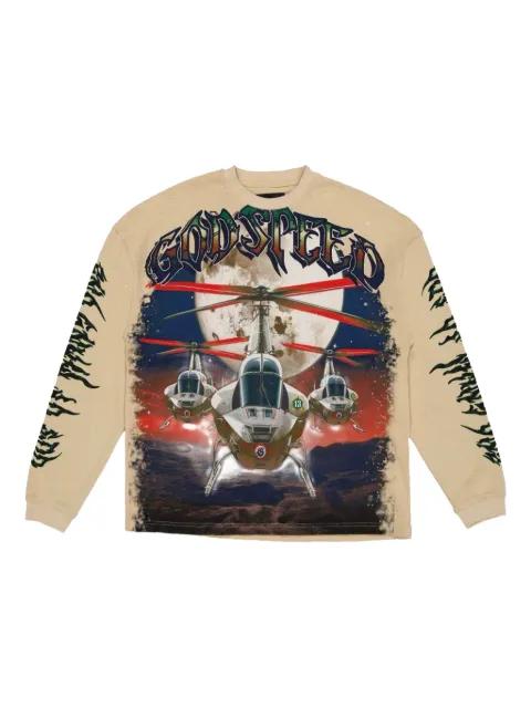 Air Strike graphic sweatshirt by GODSPEED