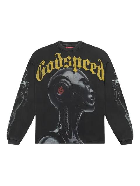 Alexa long-sleeve sweater by GODSPEED